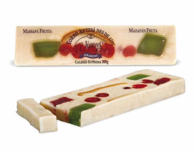 marzipan with fruits nougat long special 300 gr