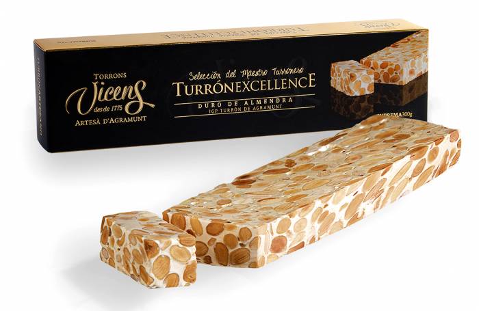 hard almond nougat excellence 300g