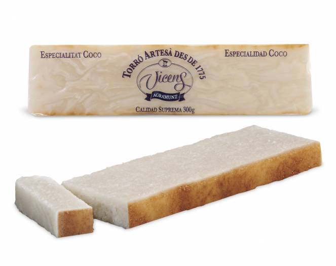 artisanal coconut nougat long 300 gr