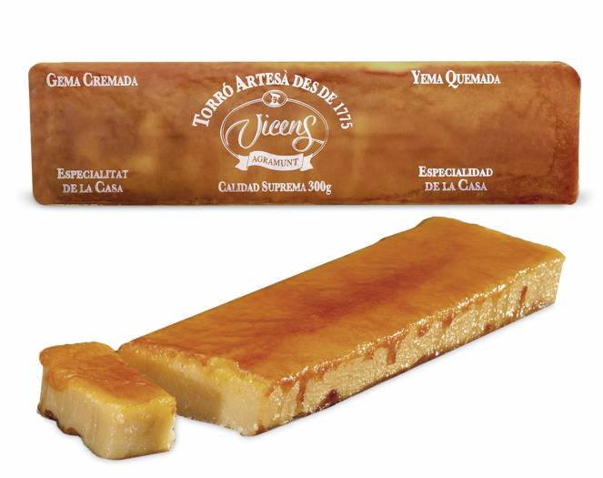 torr de crema cremada especial allargat 300 gr