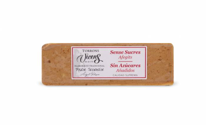 soft almond nougat with sweeteners 80 gr