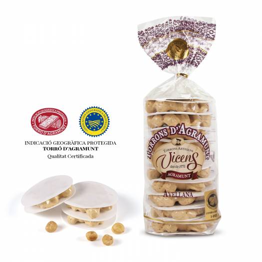 agramunt hazelnut nougat bag 300g bag